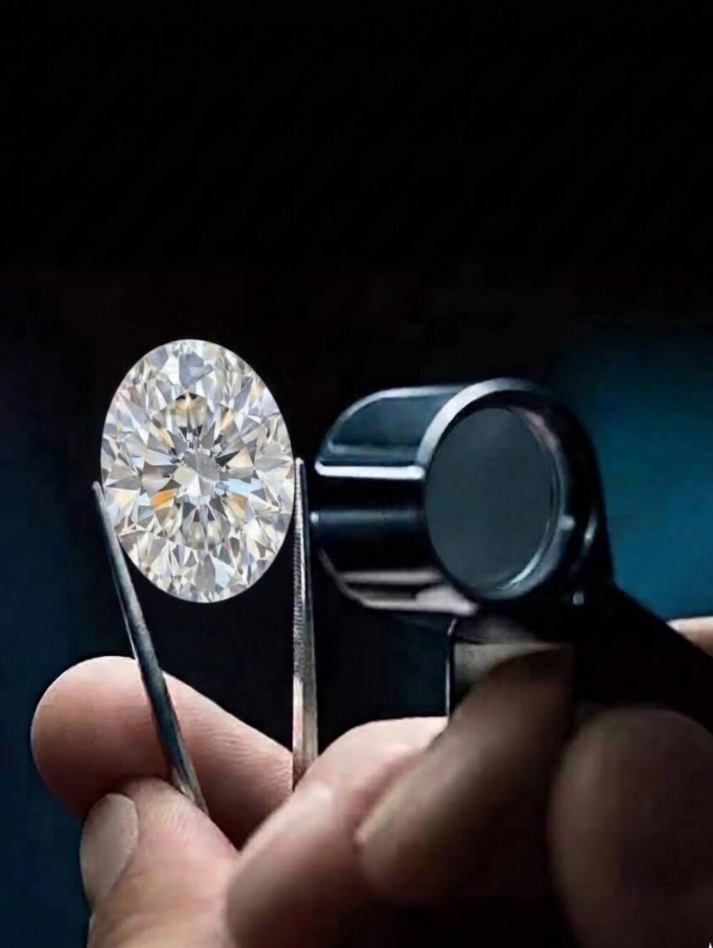 10 CT Loose Oval Cut Moissanite